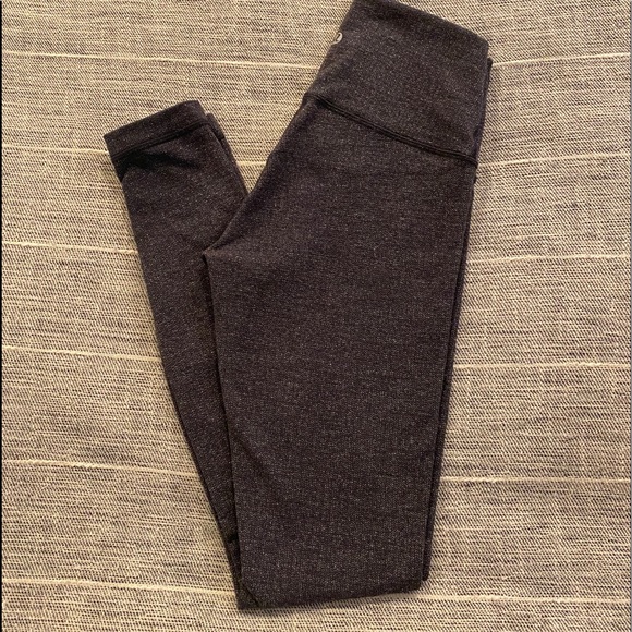 Lululemon 28” Dark Grey Leggings